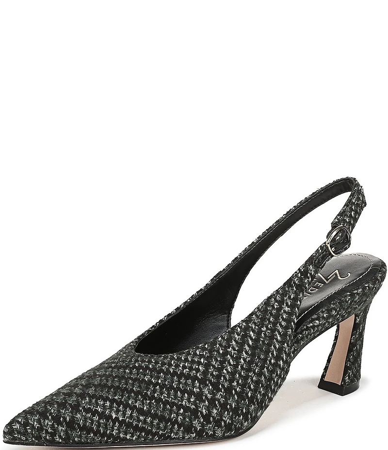 Naturalizer 27 EDIT Elaine Plaid Slingback Dress Pumps