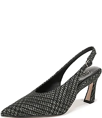 Naturalizer 27 EDIT Elaine Plaid Slingback Dress Pumps