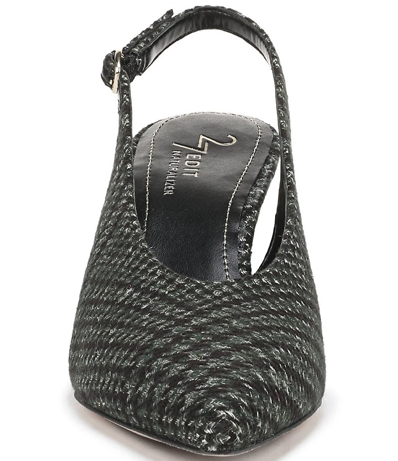 Naturalizer 27 EDIT Elaine Plaid Slingback Dress Pumps