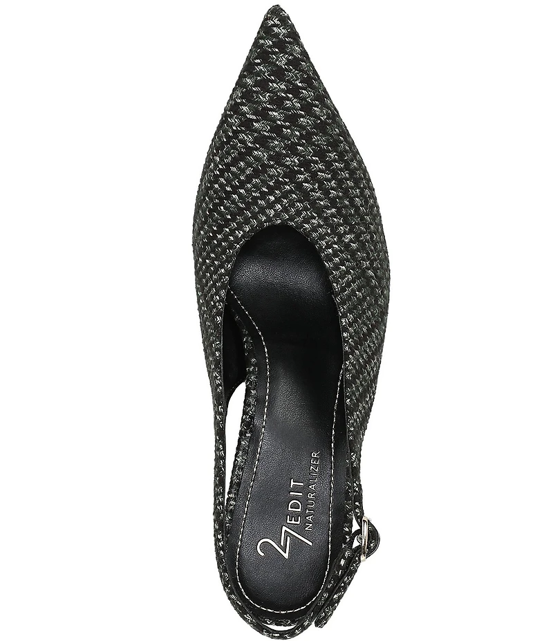 Naturalizer 27 EDIT Elaine Plaid Slingback Dress Pumps