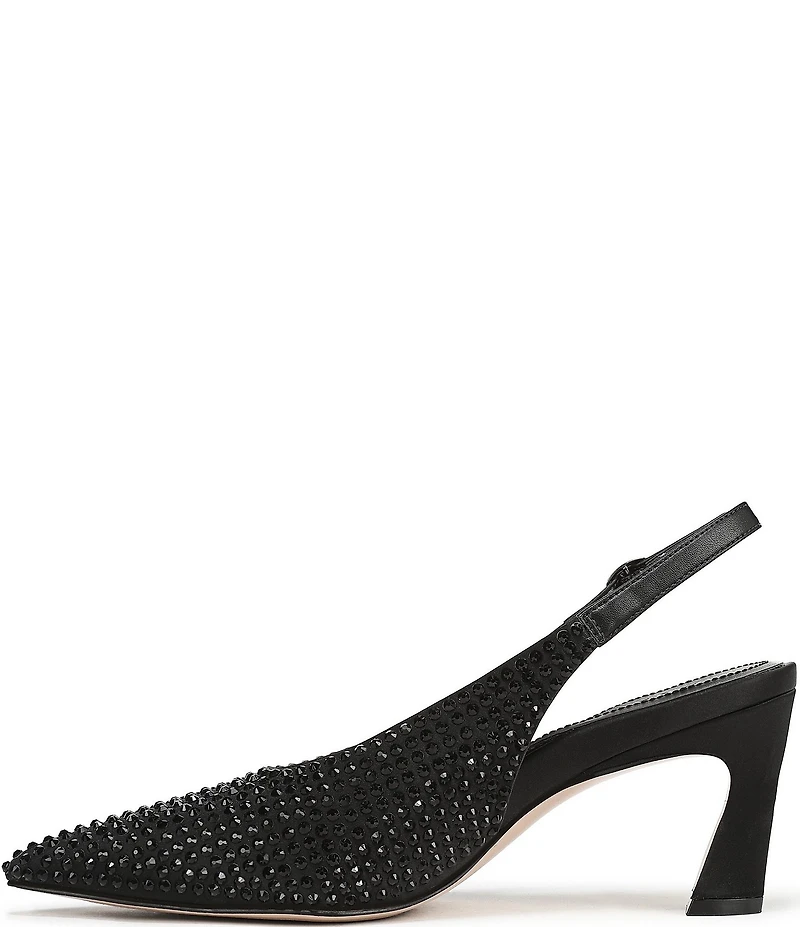 Naturalizer 27 EDIT Elaine Satin Sparkle Slingback Dress Pumps