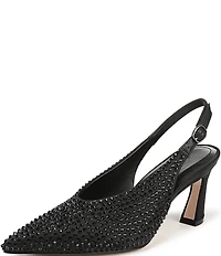 Naturalizer 27 EDIT Elaine Satin Sparkle Slingback Dress Pumps
