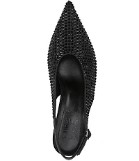 Naturalizer 27 EDIT Elaine Satin Sparkle Slingback Dress Pumps