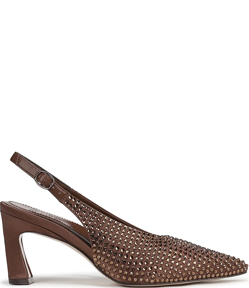 Naturalizer 27 EDIT Elaine Satin Sparkle Slingback Dress Pumps