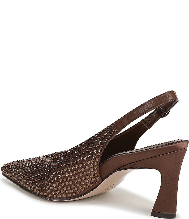 Naturalizer 27 EDIT Elaine Satin Sparkle Slingback Dress Pumps