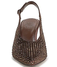 Naturalizer 27 EDIT Elaine Satin Sparkle Slingback Dress Pumps