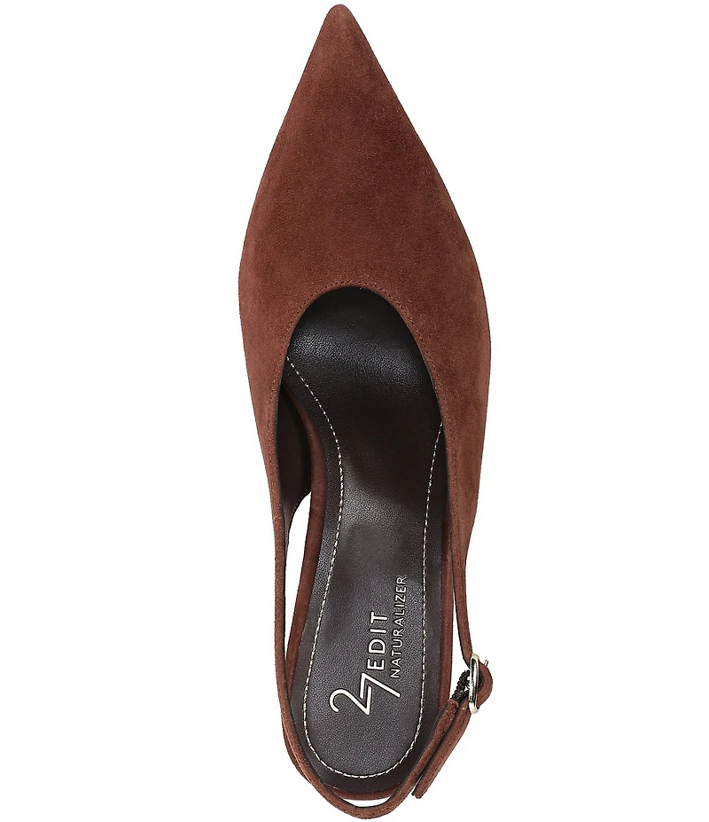 Naturalizer 27 EDIT Elaine Suede Slingback Dress Pumps