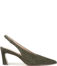 Naturalizer 27 EDIT Elaine Suede High Vamp Slingback Dress Pumps