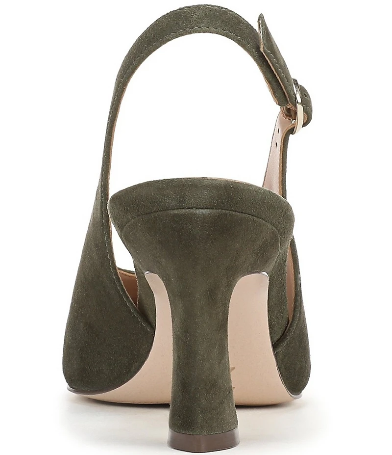 Naturalizer 27 EDIT Elaine Suede High Vamp Slingback Dress Pumps