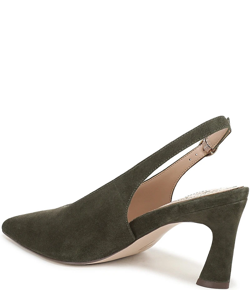 Naturalizer 27 EDIT Elaine Suede High Vamp Slingback Dress Pumps