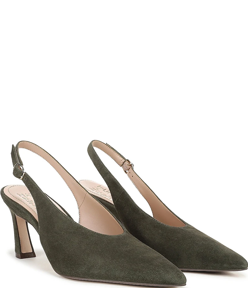 Naturalizer 27 EDIT Elaine Suede High Vamp Slingback Dress Pumps