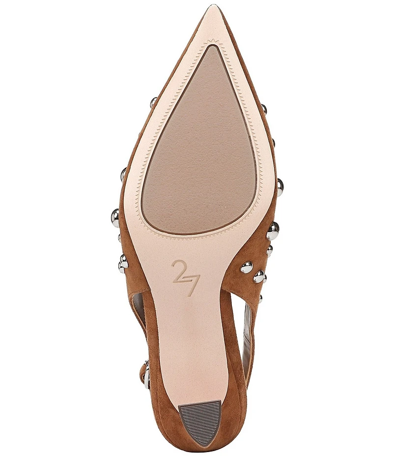 Naturalizer 27 EDIT Elaine Suede Studded Slingback Dress Pumps