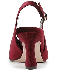 Naturalizer 27 EDIT Elaine Velvet Slingback Dress Pumps
