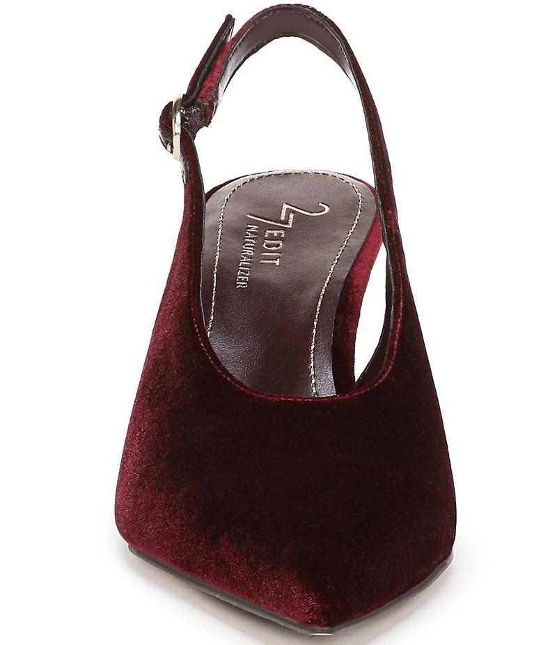 Naturalizer 27 EDIT Elaine Velvet Slingback Dress Pumps