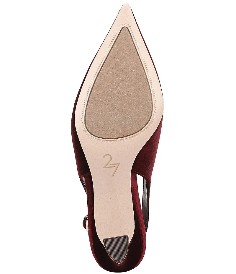 Naturalizer 27 EDIT Elaine Velvet Slingback Dress Pumps
