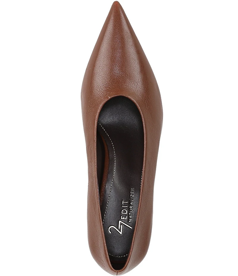 Naturalizer 27 EDIT Emery Leather Dress Pumps