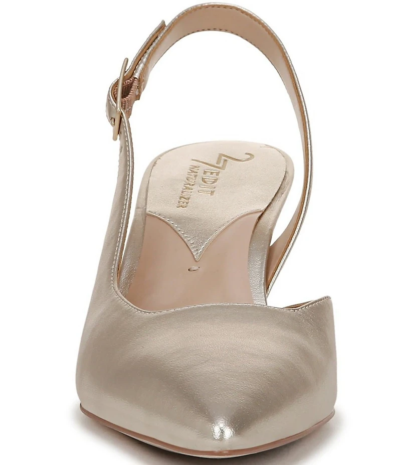 Naturalizer 27 EDIT Felicia 4 Leather Slingback Dress Heels