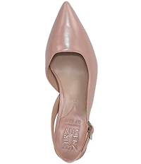 Naturalizer 27 EDIT Felicia 4 Leather Slingback Dress Heels
