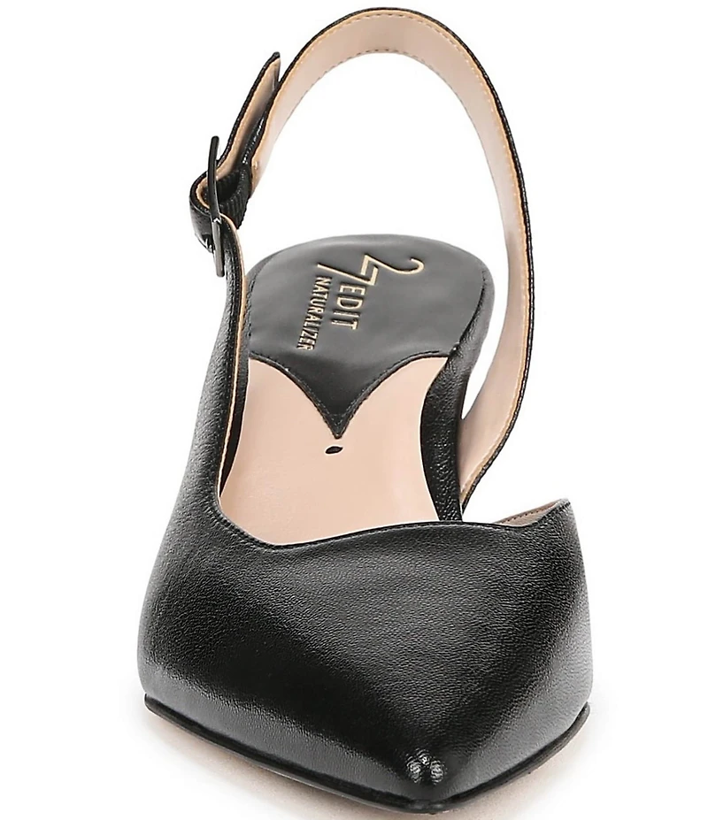 Naturalizer 27 EDIT Felicia 4 Leather Slingback Dress Heels