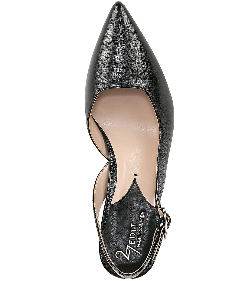 Naturalizer 27 EDIT Felicia 4 Leather Slingback Dress Heels