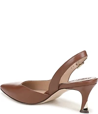 Naturalizer 27 EDIT Felicia Leather Slingback Dress Pumps