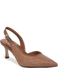Naturalizer 27 Edit Felicia Raffia Slingback Pumps