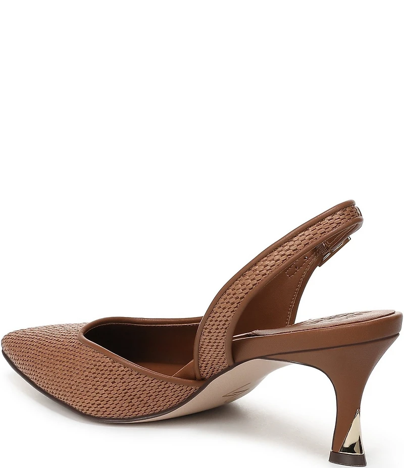 Naturalizer 27 Edit Felicia Raffia Slingback Pumps