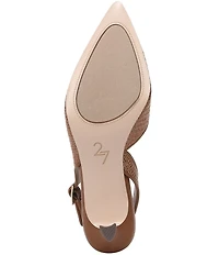 Naturalizer 27 Edit Felicia Raffia Slingback Pumps