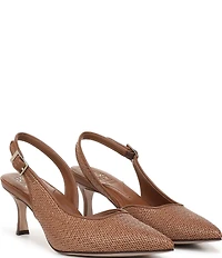 Naturalizer 27 Edit Felicia Raffia Slingback Pumps