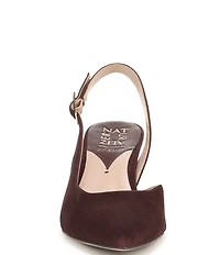Naturalizer 27 EDIT Felicia Suede Slingback Dress Heels