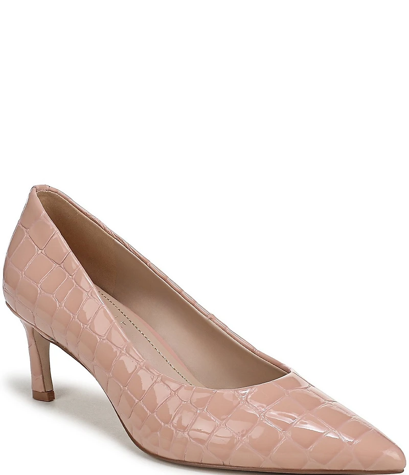 Naturalizer 27 EDIT Francis Croco Embossed Leather Dress Pumps