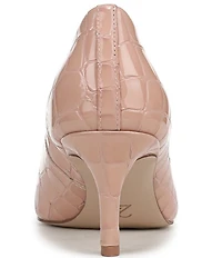 Naturalizer 27 EDIT Francis Croco Embossed Leather Dress Pumps