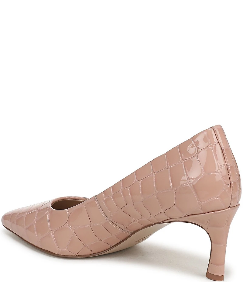 Naturalizer 27 EDIT Francis Croco Embossed Leather Dress Pumps