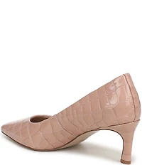 Naturalizer 27 EDIT Francis Croco Embossed Leather Dress Pumps