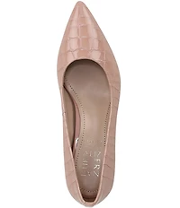 Naturalizer 27 EDIT Francis Croco Embossed Leather Dress Pumps