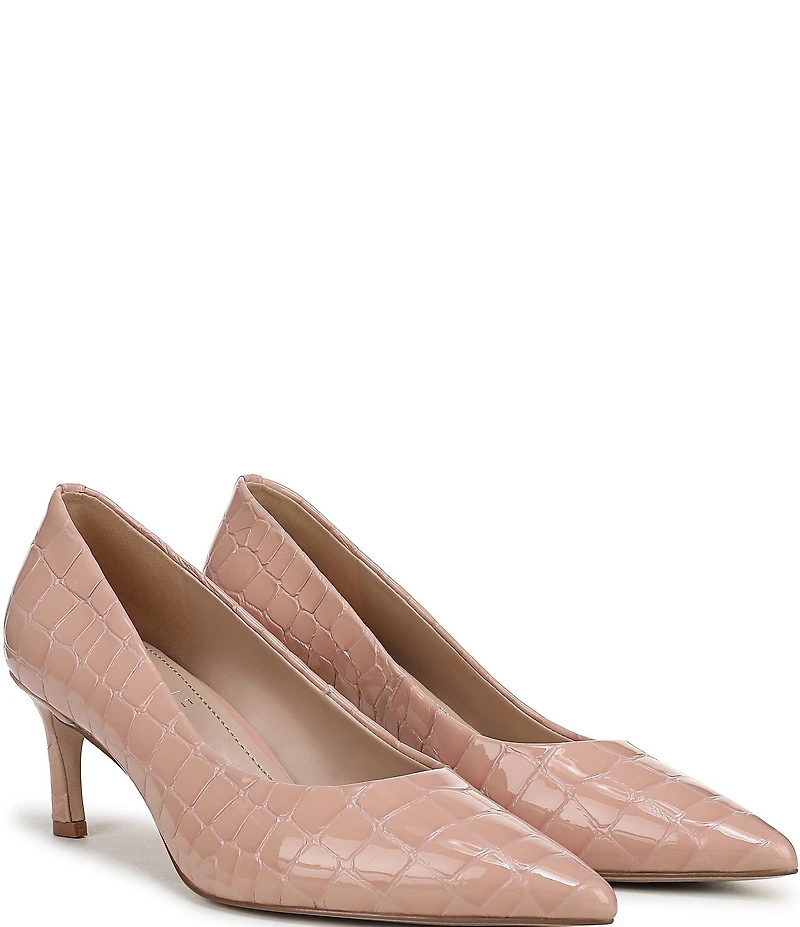 Naturalizer 27 EDIT Francis Croco Embossed Leather Dress Pumps