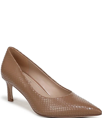 Naturalizer 27 EDIT Francis Snake Embossed Leather Dress Pumps