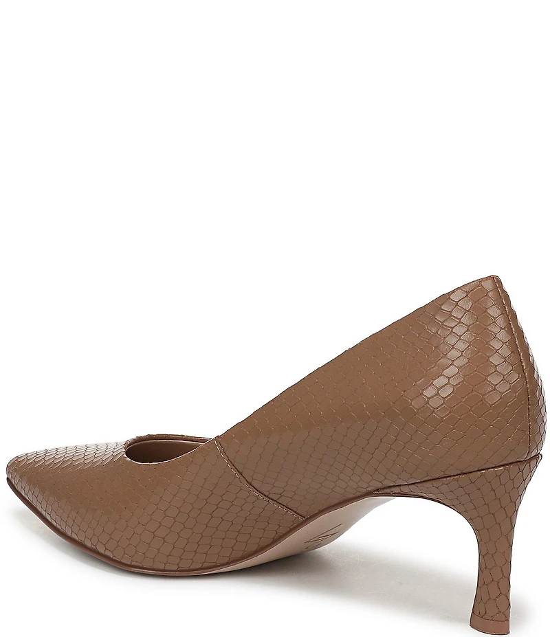 Naturalizer 27 EDIT Francis Snake Embossed Leather Dress Pumps
