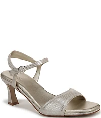 Naturalizer 27 EDIT Grace Metallic Leather Ankle Strap Dress Sandals