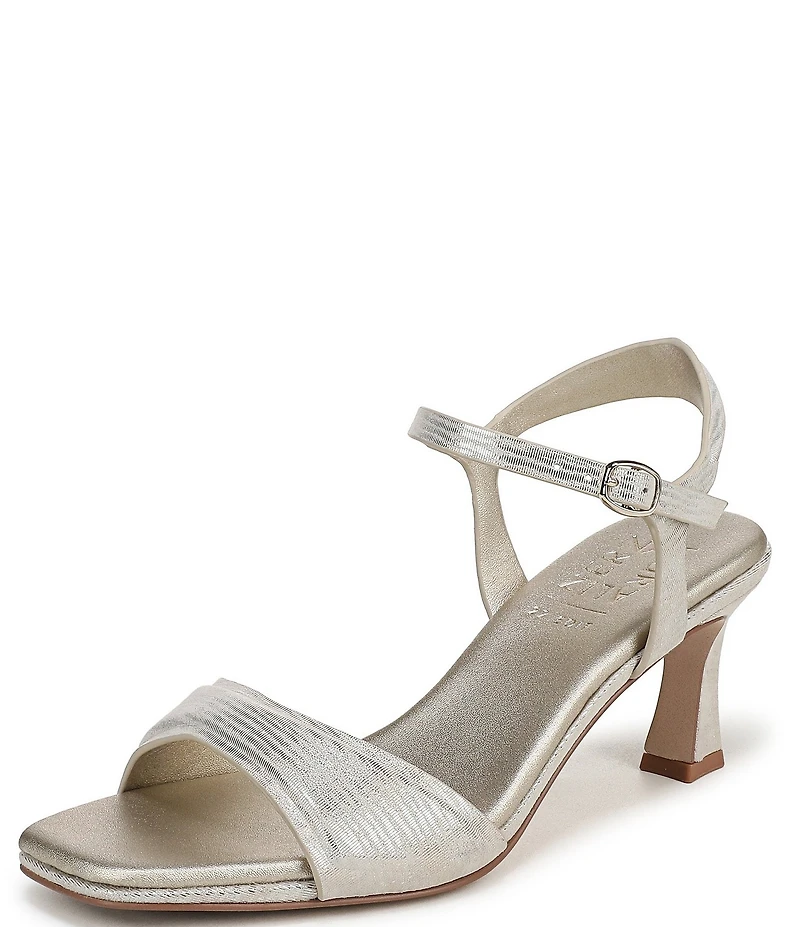Naturalizer 27 EDIT Grace Metallic Leather Ankle Strap Dress Sandals