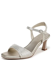 Naturalizer 27 EDIT Grace Metallic Leather Ankle Strap Dress Sandals