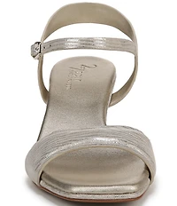 Naturalizer 27 EDIT Grace Metallic Leather Ankle Strap Dress Sandals