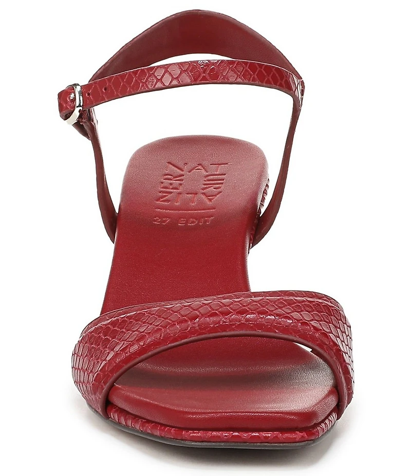 Naturalizer 27 EDIT Grace Leather Ankle Strap Dress Sandals