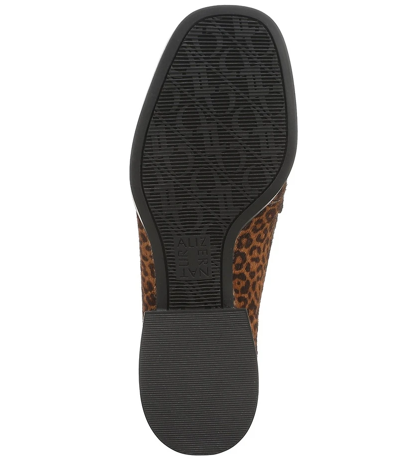 Naturalizer 27 EDIT Haven Leopard Print Calf Hair Penny Loafers
