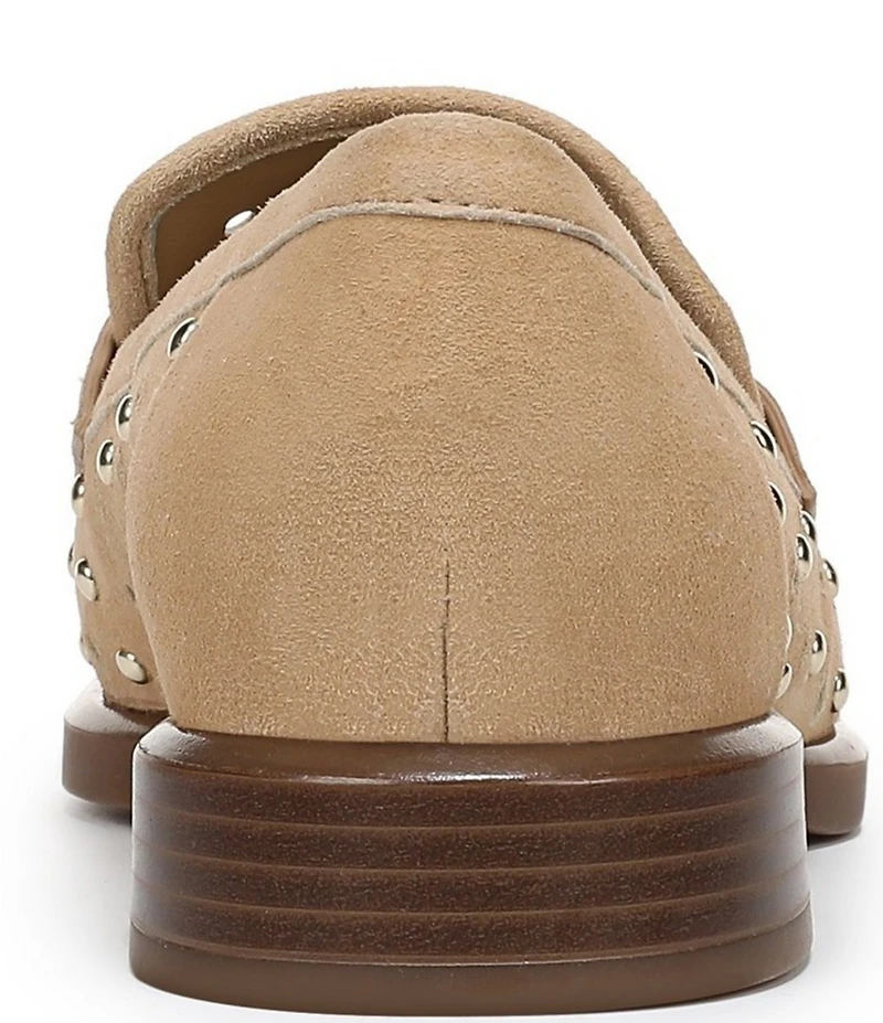 Naturalizer 27 EDIT Haven Studded Perf Suede Penny Loafers