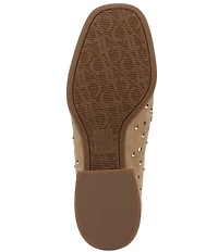 Naturalizer 27 EDIT Haven Studded Perf Suede Penny Loafers