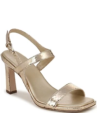 Naturalizer 27 EDIT Suri Metallic Leather Ankle Strap Dress Sandals