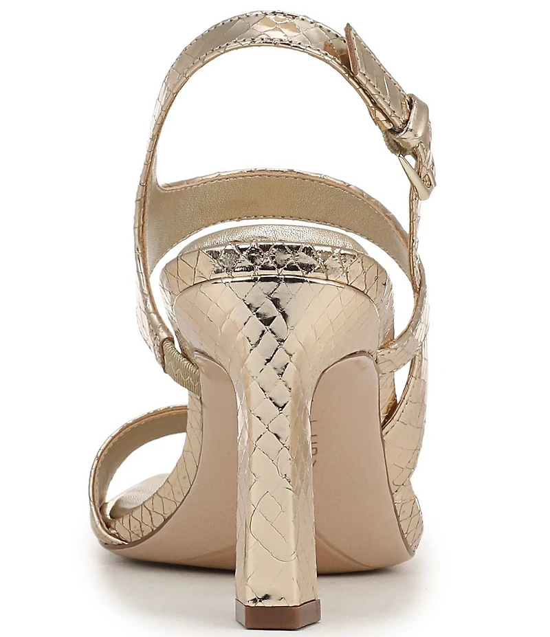 Naturalizer 27 EDIT Suri Metallic Leather Ankle Strap Dress Sandals