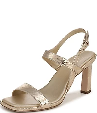 Naturalizer 27 EDIT Suri Metallic Leather Ankle Strap Dress Sandals