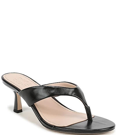 Naturalizer 27 EDIT Tressa Crinkle Thong Stiletto Dress Sandals